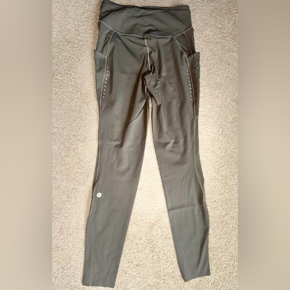 New Lululemon High Rise HR Fast & Free Tight Pocket Legging 28” Nomad? 8